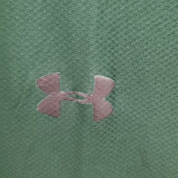 Under Armour UnderArmour Heat Gear Men's Dark Green Fitted‎ Athletic Top Size L - Picture 5 of 9